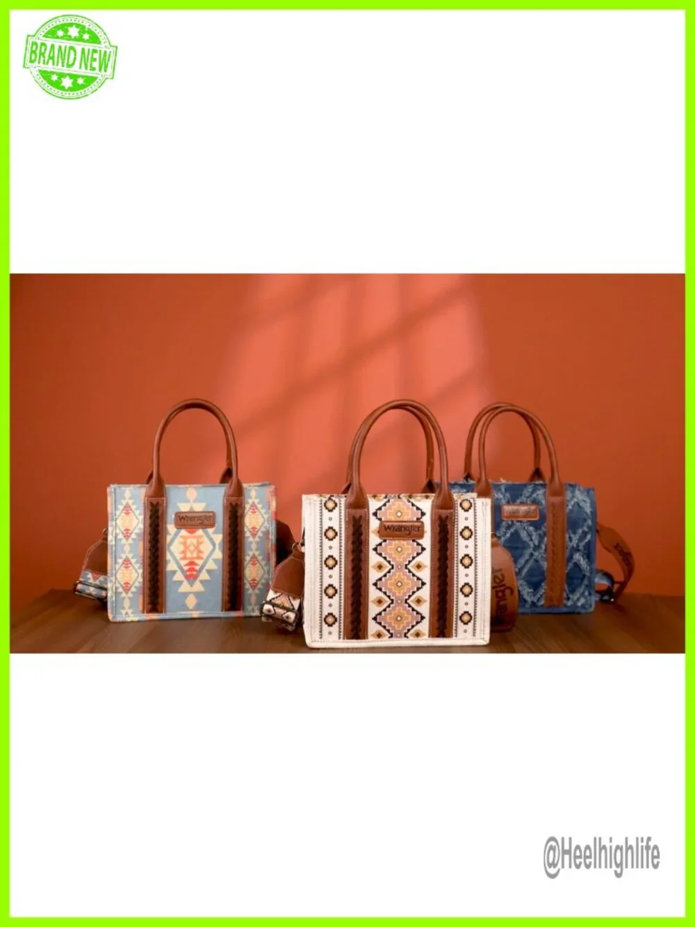 Aztec Print Hobo Bag with Guitar Strap, 2 Zip Pockets